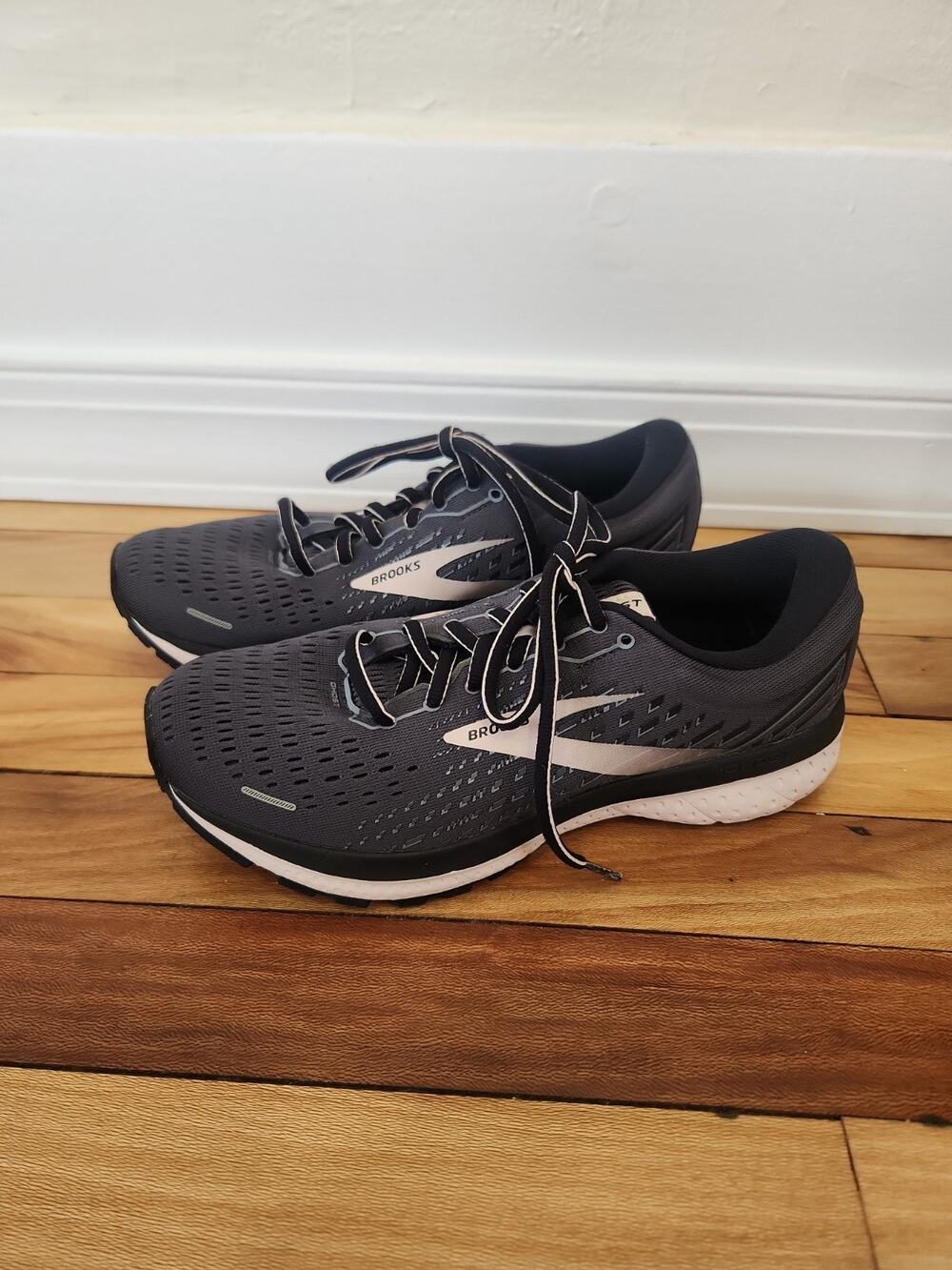 Brooks Ghost 13 Women's Running Shoes Gray Pink US 7.5 B Medium 1203381D062
